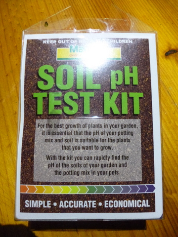 Commercial pH test kit