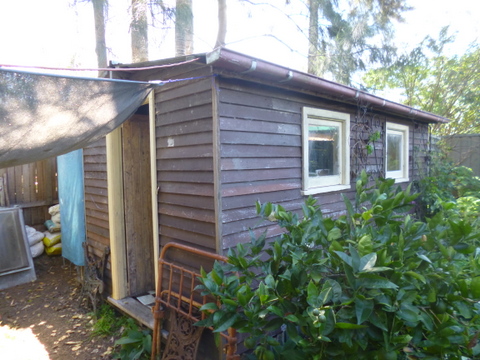 This is the shed, built by our friends, that started the idea
