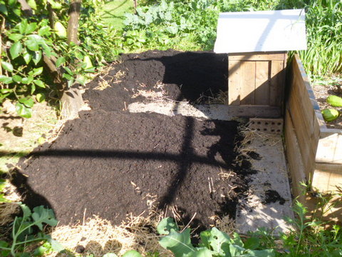 The compost comes next