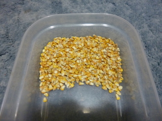 Home prepared corn seed