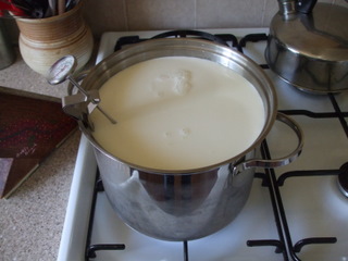 A pot fulla milk!