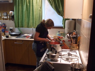 Elder Daughter Preparing Tomatoes