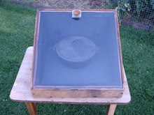 Solar Oven Hot Box with Glass