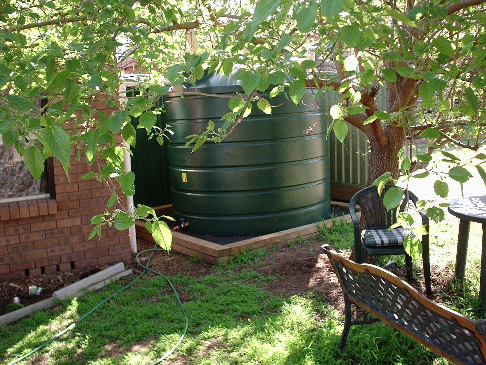 Rainwater can help reduce your town water useage