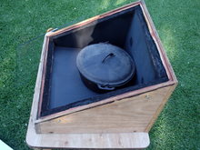 The Solar Oven Box without glass