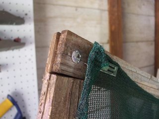 Detail showing the lap joint previously used